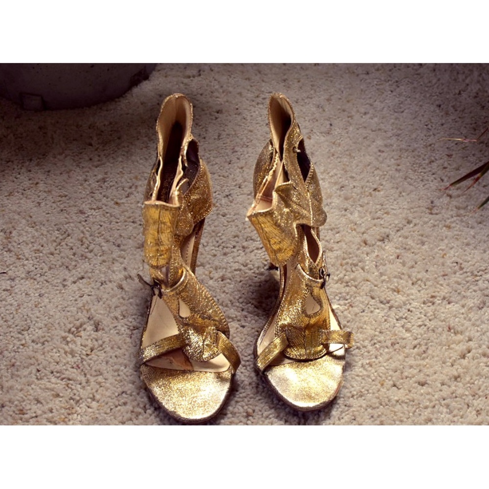 Camilla Skovgaard Statement Spear Platform (Gold)